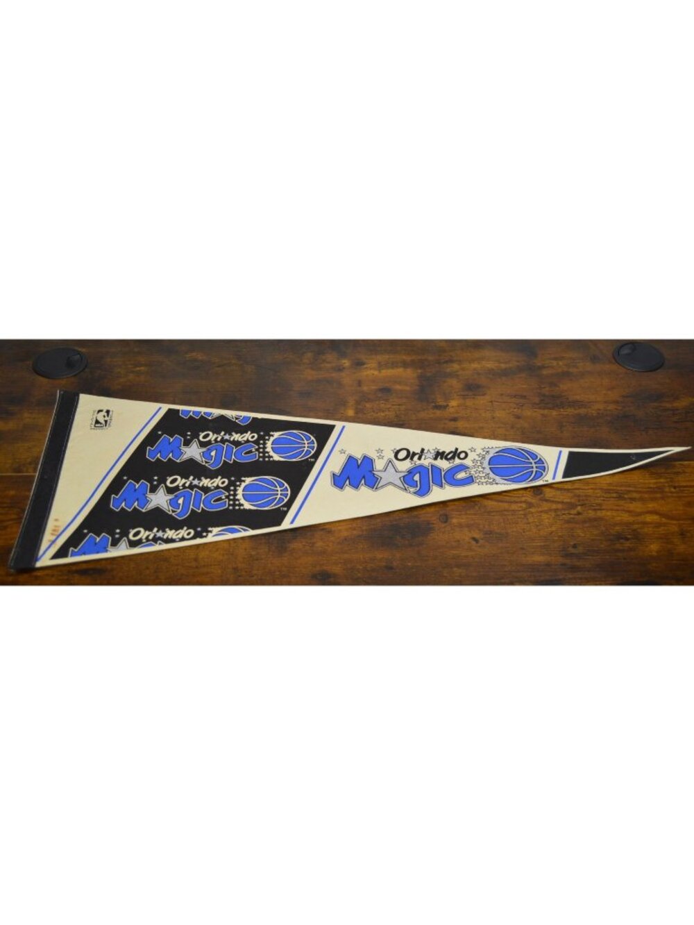 Vintage NBA Orlando Magic Felt Pennant Basketball Memorabilia 29.5 inches